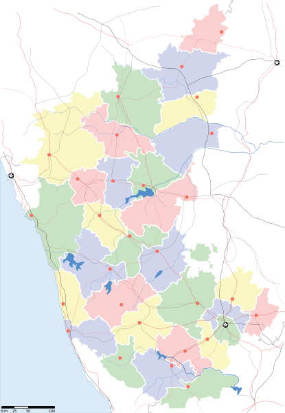कर्नाटक जिला लिस्ट | Karnataka District List 