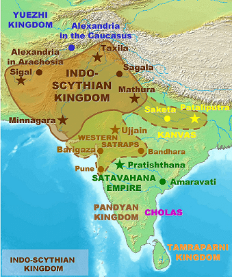 भारत में शक साम्राज्य | Saka Empire in India