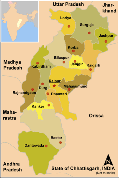 छत्तीसगढ़ जिला लिस्ट | Chhattisgarh District List