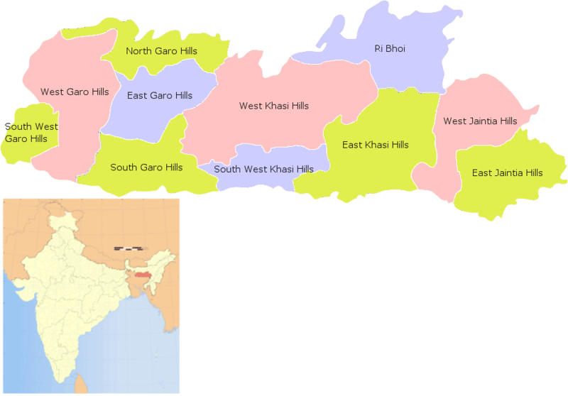 मेघालय जिला लिस्ट | Meghalaya District List 
