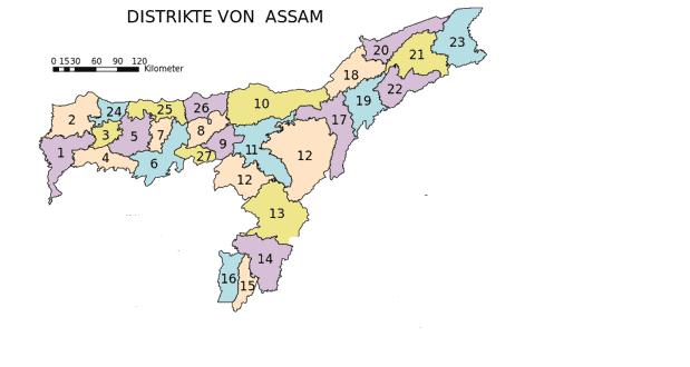 असम जिला लिस्ट | Assam District List 